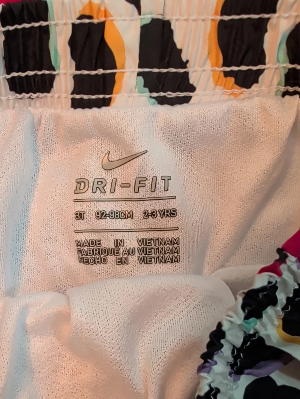 Nike Girls' Pink Dri-FIT Short Sleeve Top & Leopard Print Shorts Set